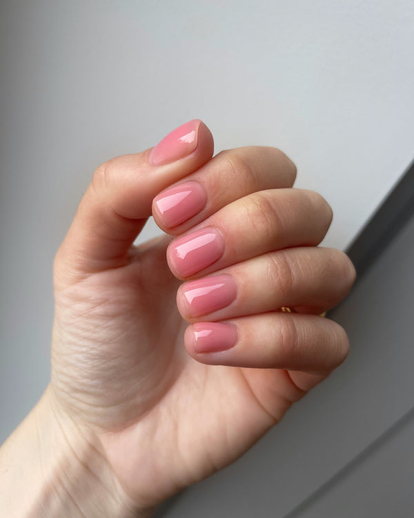 Rosewater Builder Gel on Hand